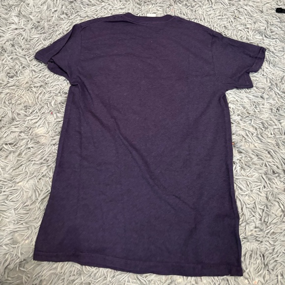 Gildan White Mountains Tee - Navy/purple - Picture 2 of 3